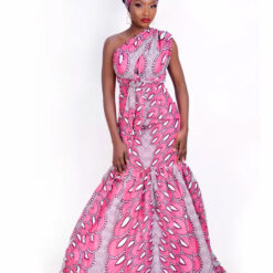 African Print Infinity dress