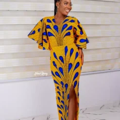 Moji African Print Dress