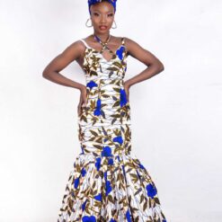 Joke african print mermaid dress