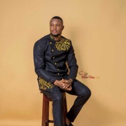 Henry Men's embroidered Jacket set