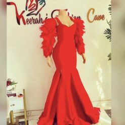 Brenda solid long dress