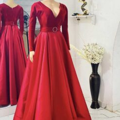 Debra solid ball dress