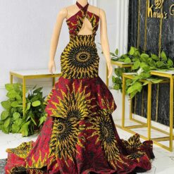 Ariyike Ankara print mermaid dress