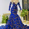 Aderoju Ankara print mermaid dress