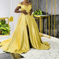 Tija Satin ball dress