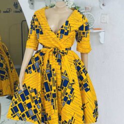 Abefe african midi dress