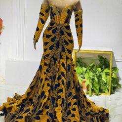 Folake Ankara print long dress