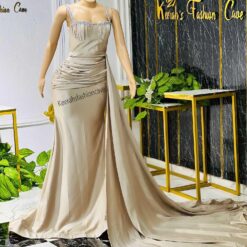 Martha satin evening dress