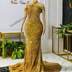 Mathilda Shimmery sequin gown