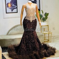 Vanessa embellished prom dress