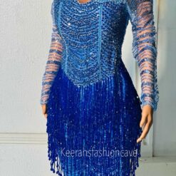 Beaded midi gown