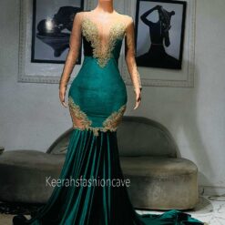 asante velvet dress