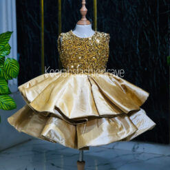 Tova girl layered dress