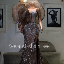 tehilah lace evening dress