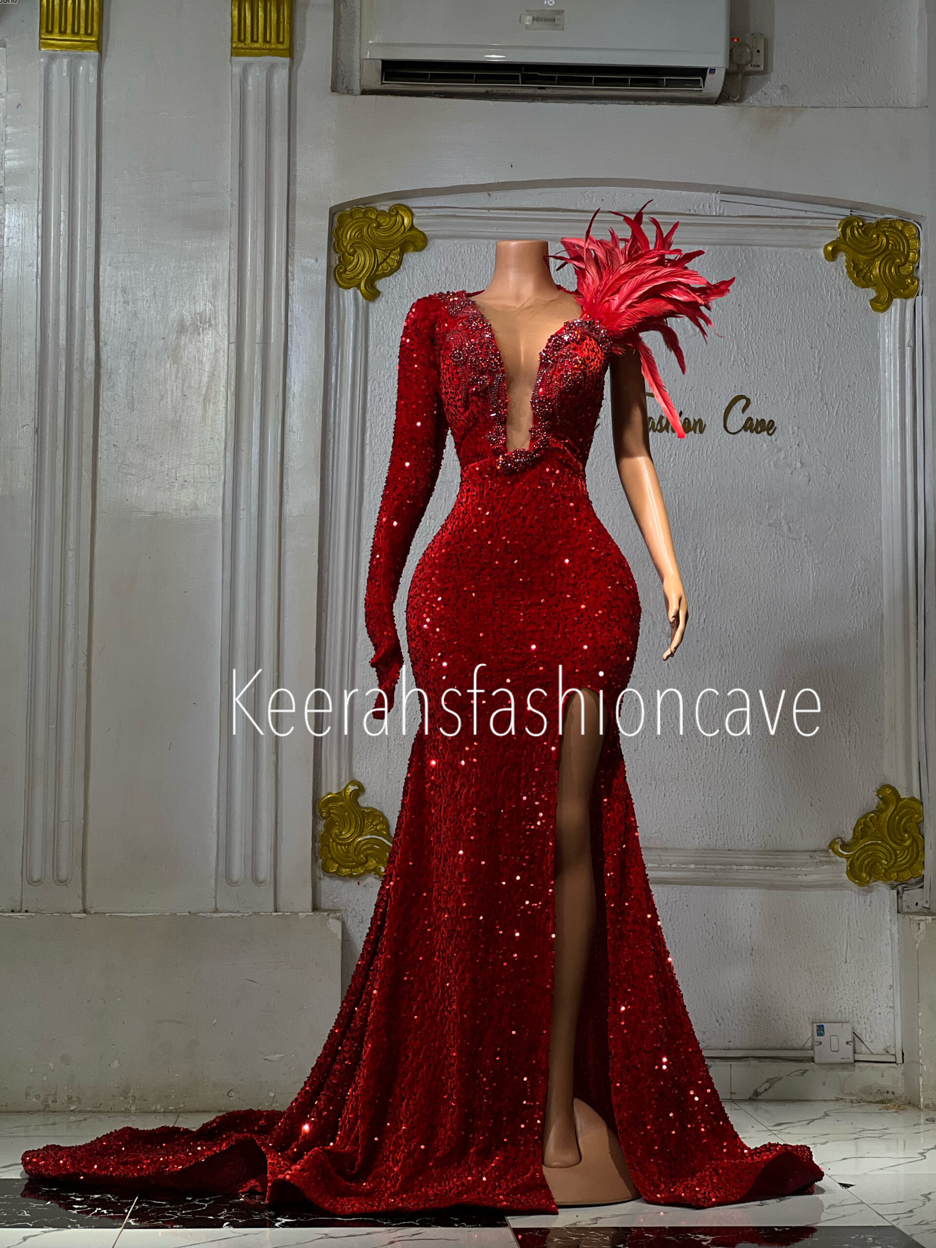 talise sequin evening dress