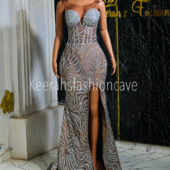 pierre evening lace dress