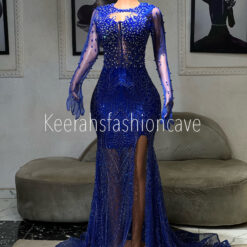 Tina beaded prom dress