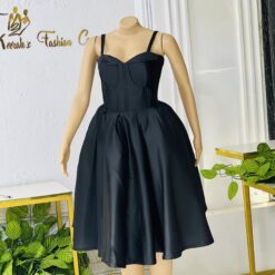 katty plain flare gown