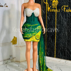 Aina african midi dress