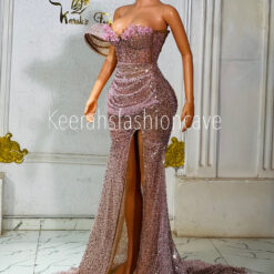 teida lace evening dress
