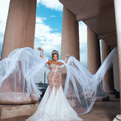 eunice tulle wedding dress