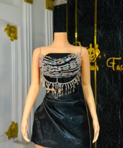 Crystal Rain Beaded Top