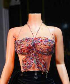 Drip Luxury Beaded Top