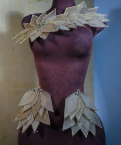 Golden 3D customized applique