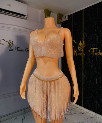 Ann two piece beaded dress