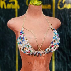 Mode beaded bra top