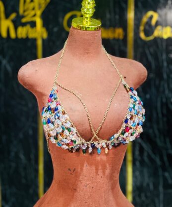 Mode beaded bra top